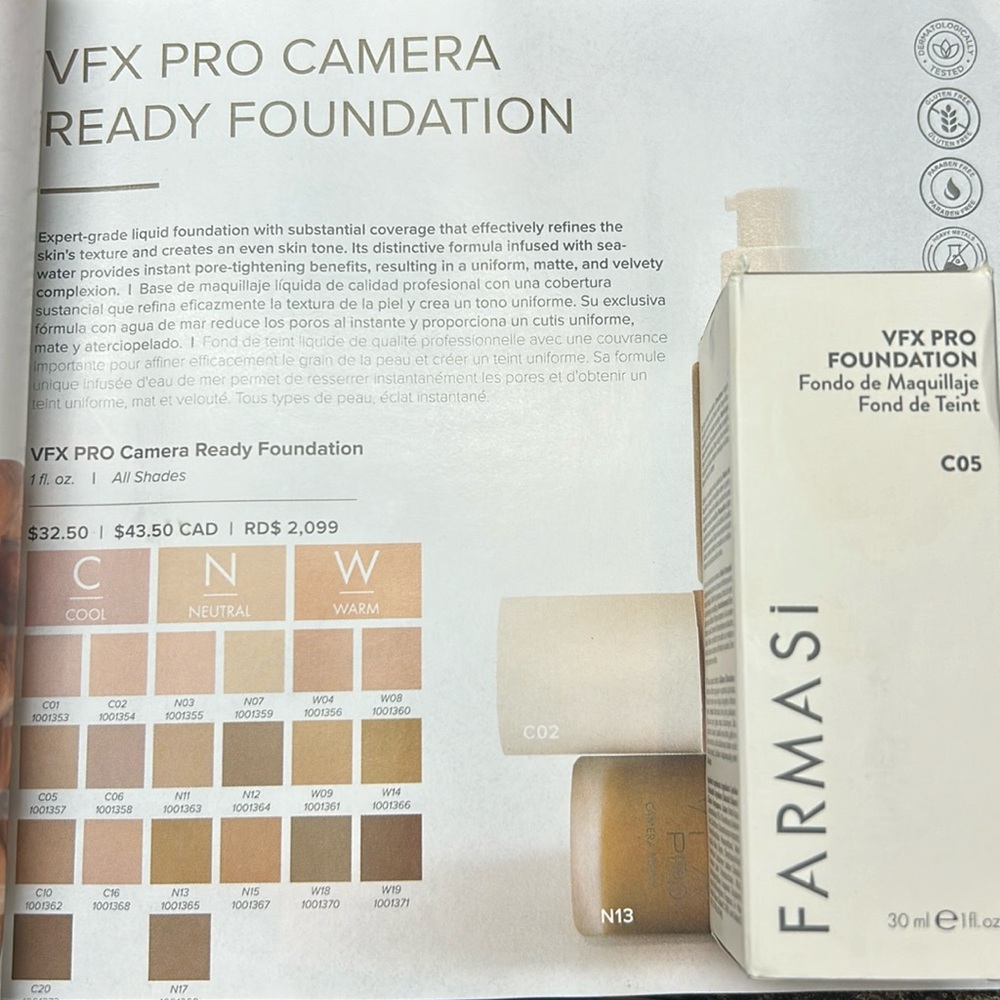 Foundation  I order the wrong color but it’s like new just tested once